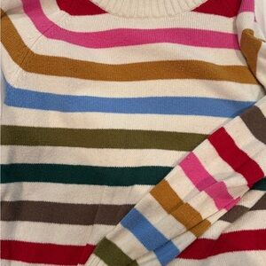 GAP Women's Colorful Striped Sweater